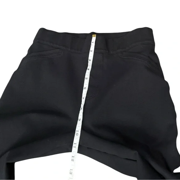 Women's Slim Straight Pants Pull On Faux Pockets Spanx Black Size Large - Picture 5 of 11